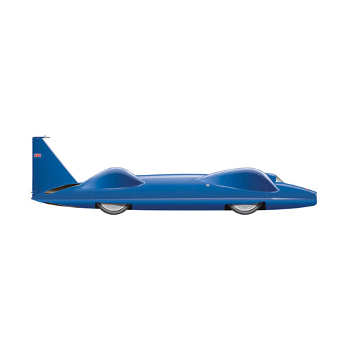 Bluebird CN7 1964 profile artwork by Mick Hill