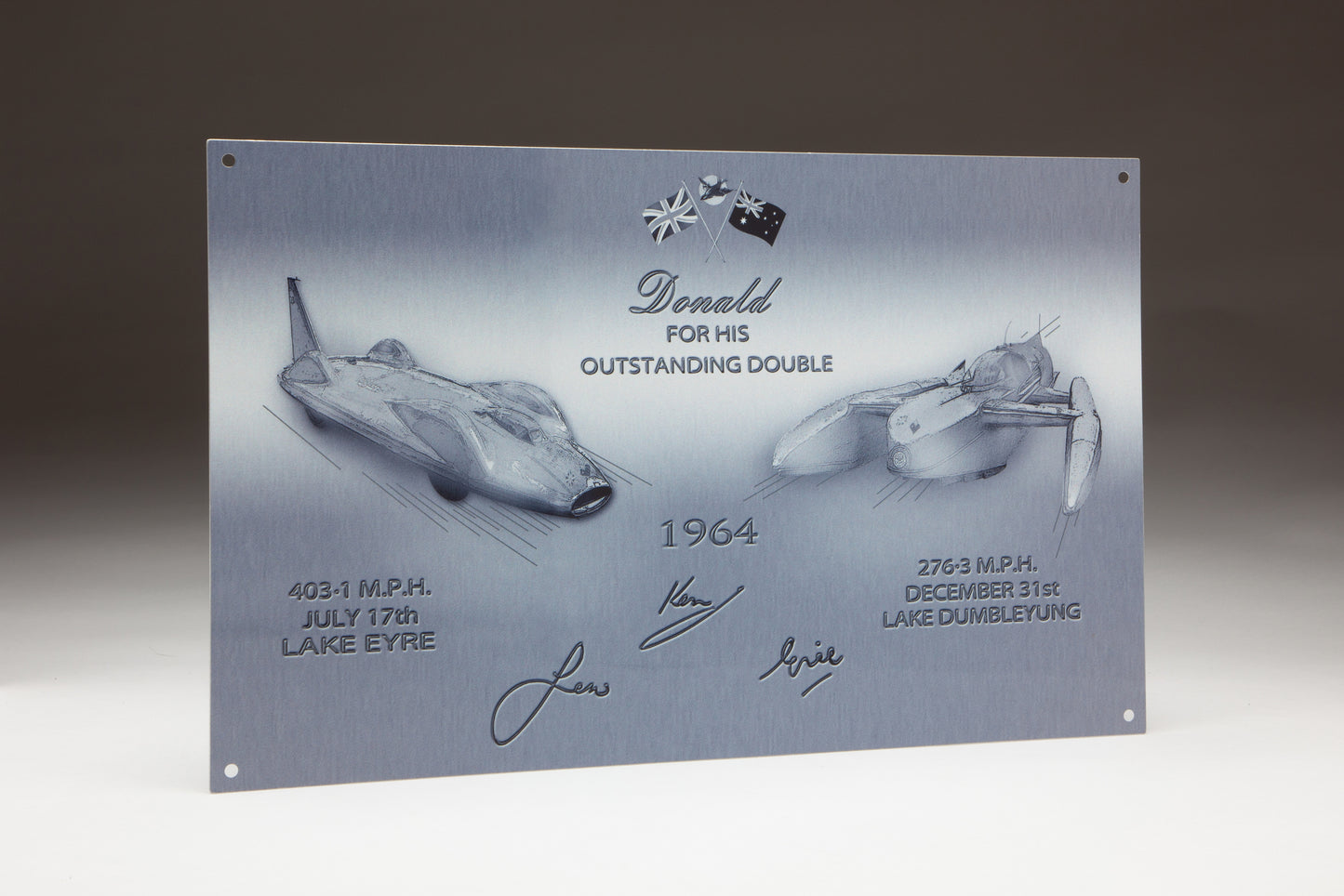 Donald Campbell's Outstanding double