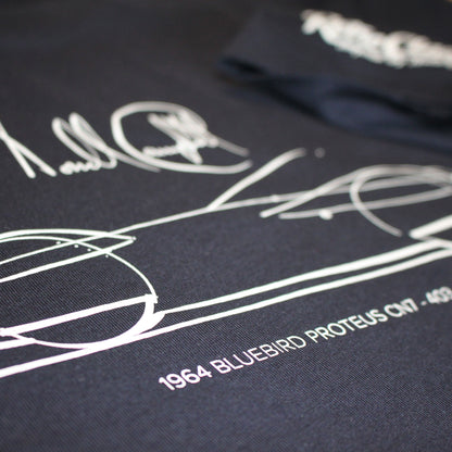 Short Sleeved T-Shirt Bluebird CN7 Donald Campbell CBE